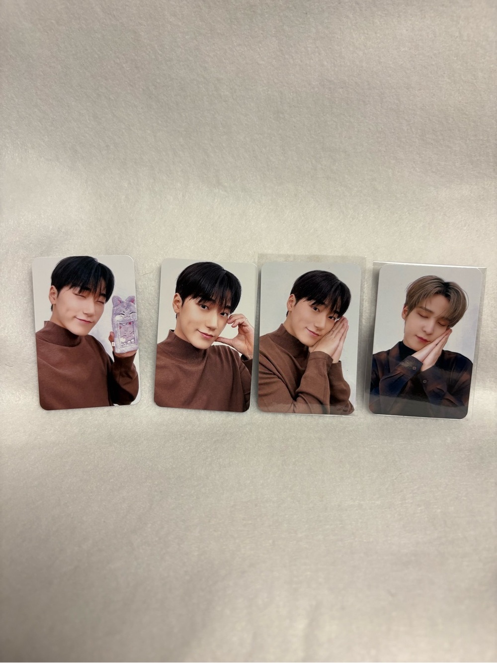 Set of 4 CHOI SAN Jeong Yunho Ateez Aniteez Sandeoki Photocards PC Dreamland